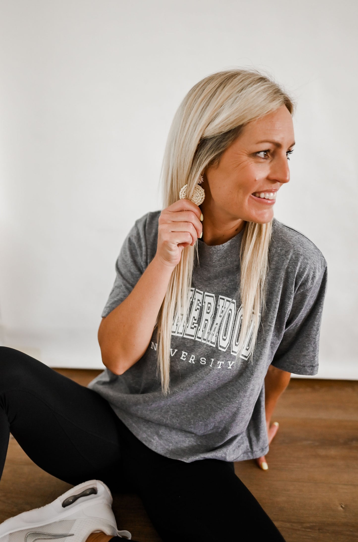 Motherhood University Boxy Cropped Tee
